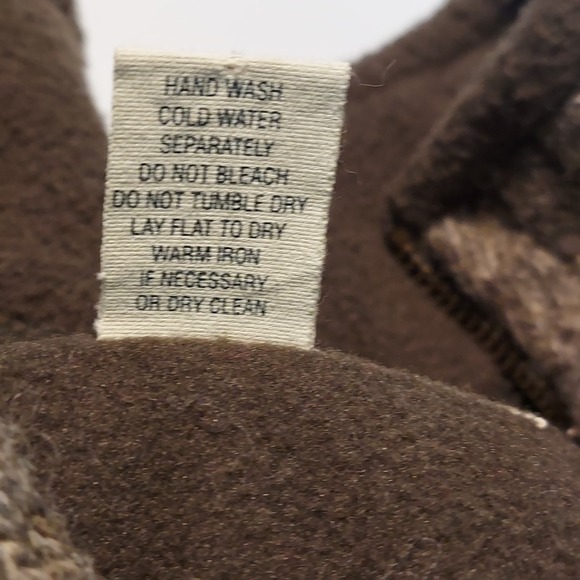 American Eagle 1/4 Zip Pullover Ribbed Wool Sweater Mens XL Olive Green Casual - Picture 8 of 9